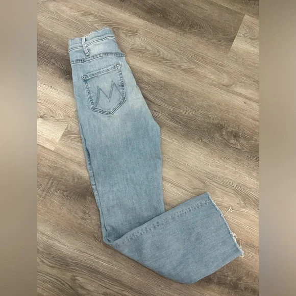 MOTHER jeans The Hustler Ankle Fray in Crossroads size 29 - Picture 6 of 7